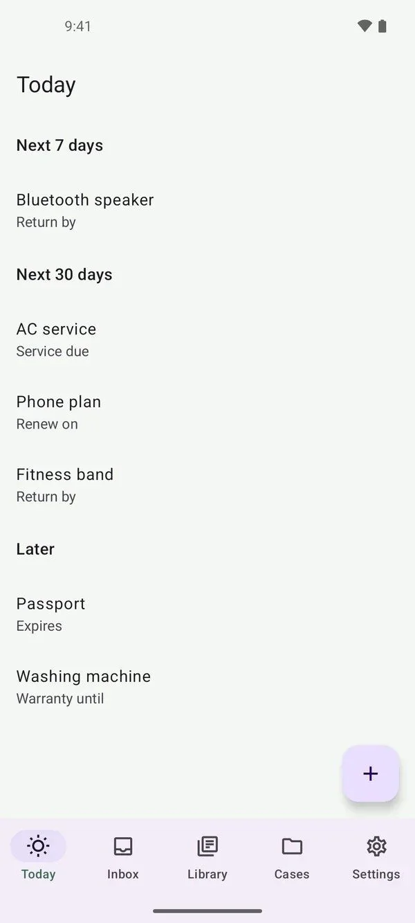 Expiry product demonstration screen 2