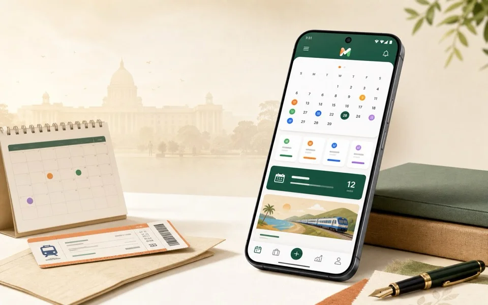 MeriChutti leave planning app creative