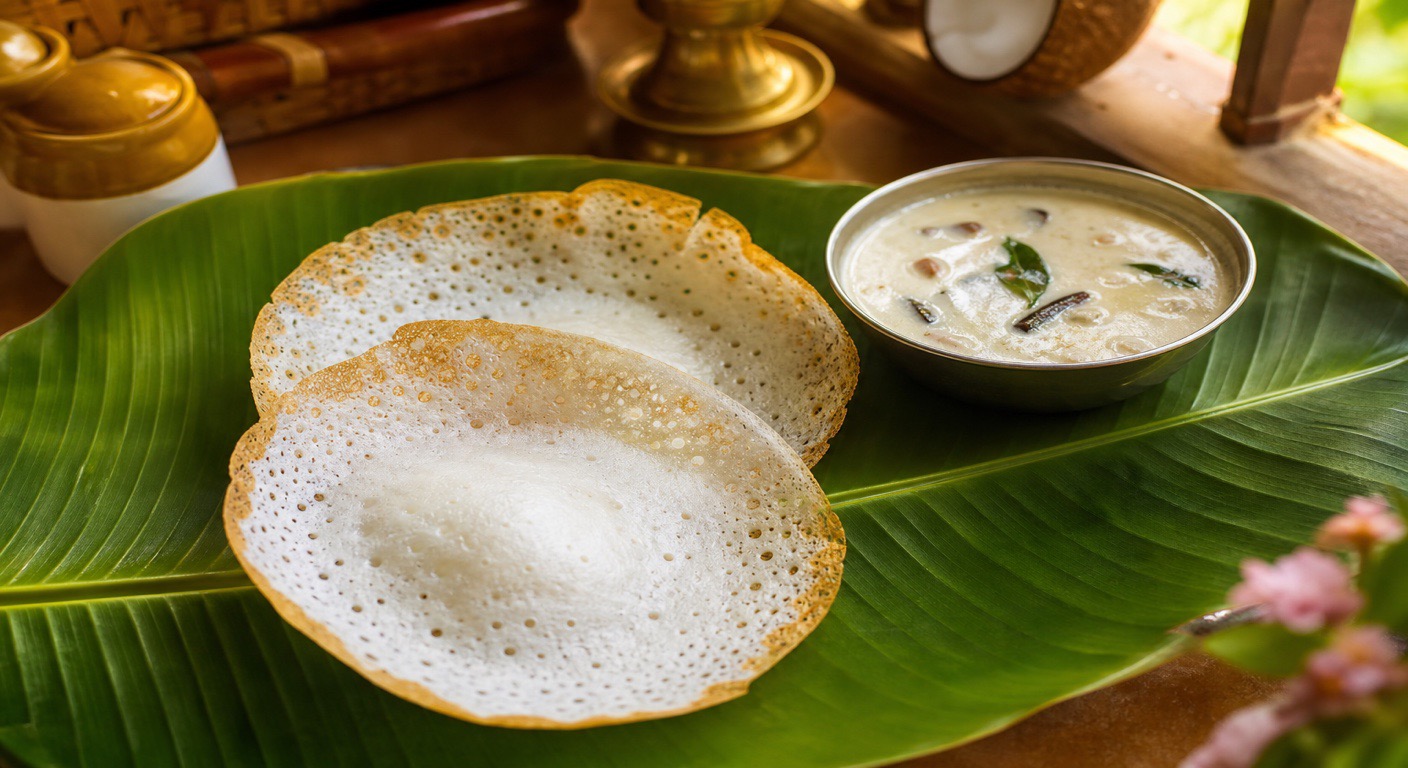 Appam and stew - is coconut the catch?