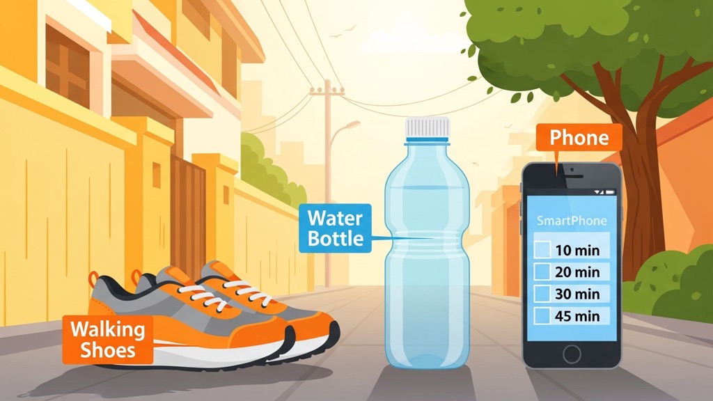 A simple four-week walking plan to lose weight