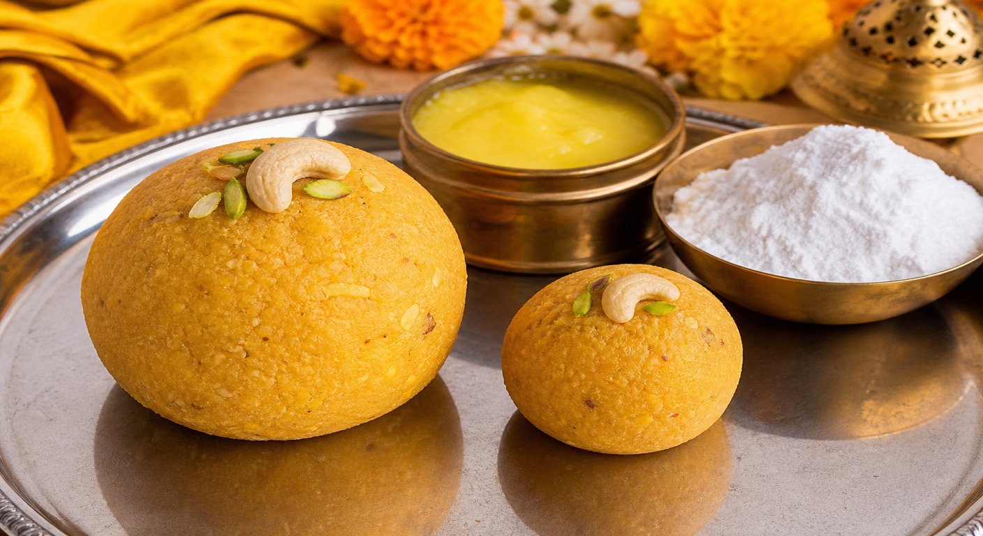 Besan laddoo - why two vanish so fast