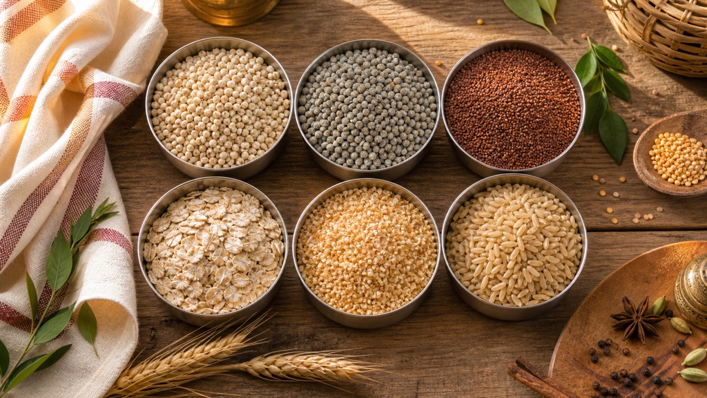 Best whole grains in India: which one for which job