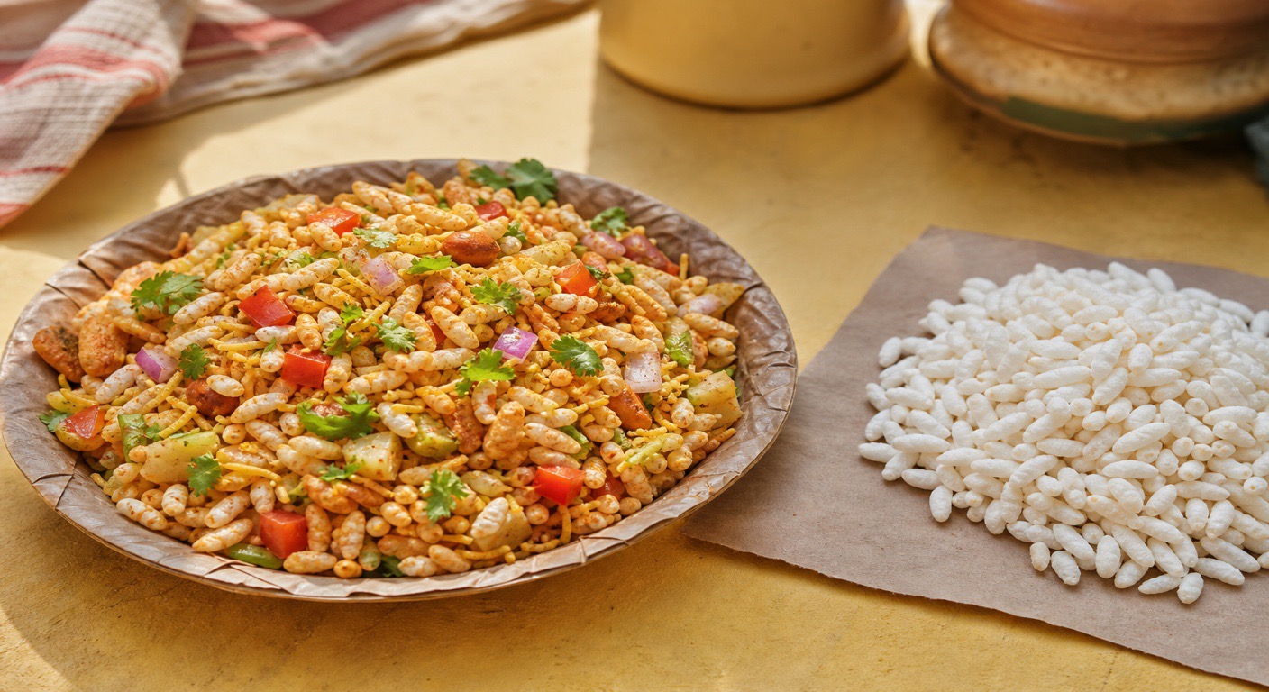 Bhel puri - is it really the lighter chaat?