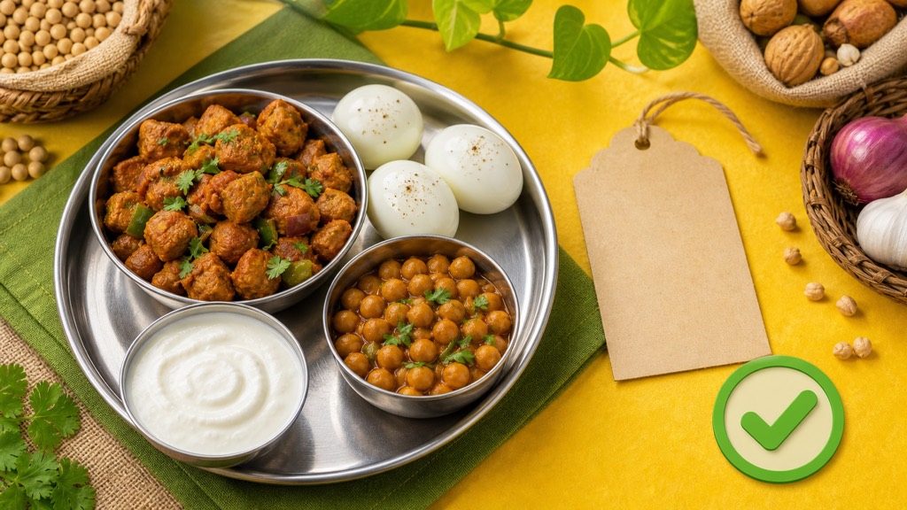 Your weekly protein grocery list by budget (India)