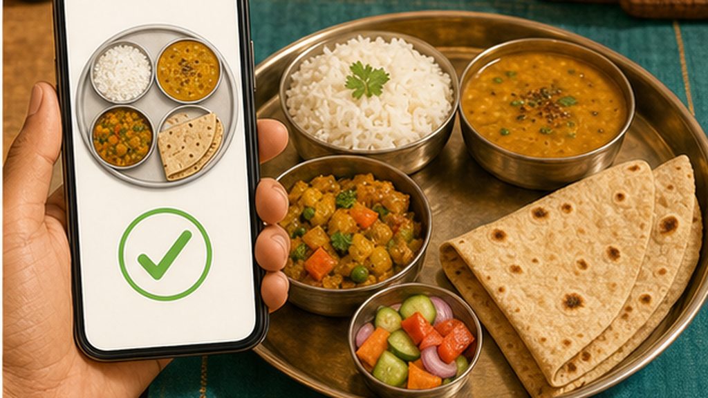The dinner log — why logging it before the first bite changes the meal