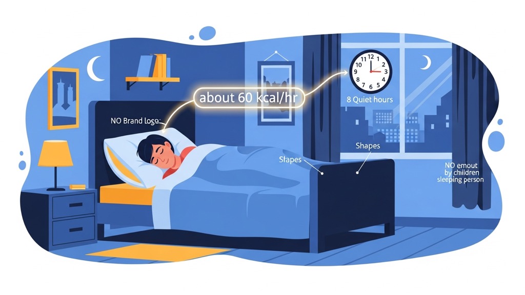 Do you burn calories while you sleep? Yes — the honest maths