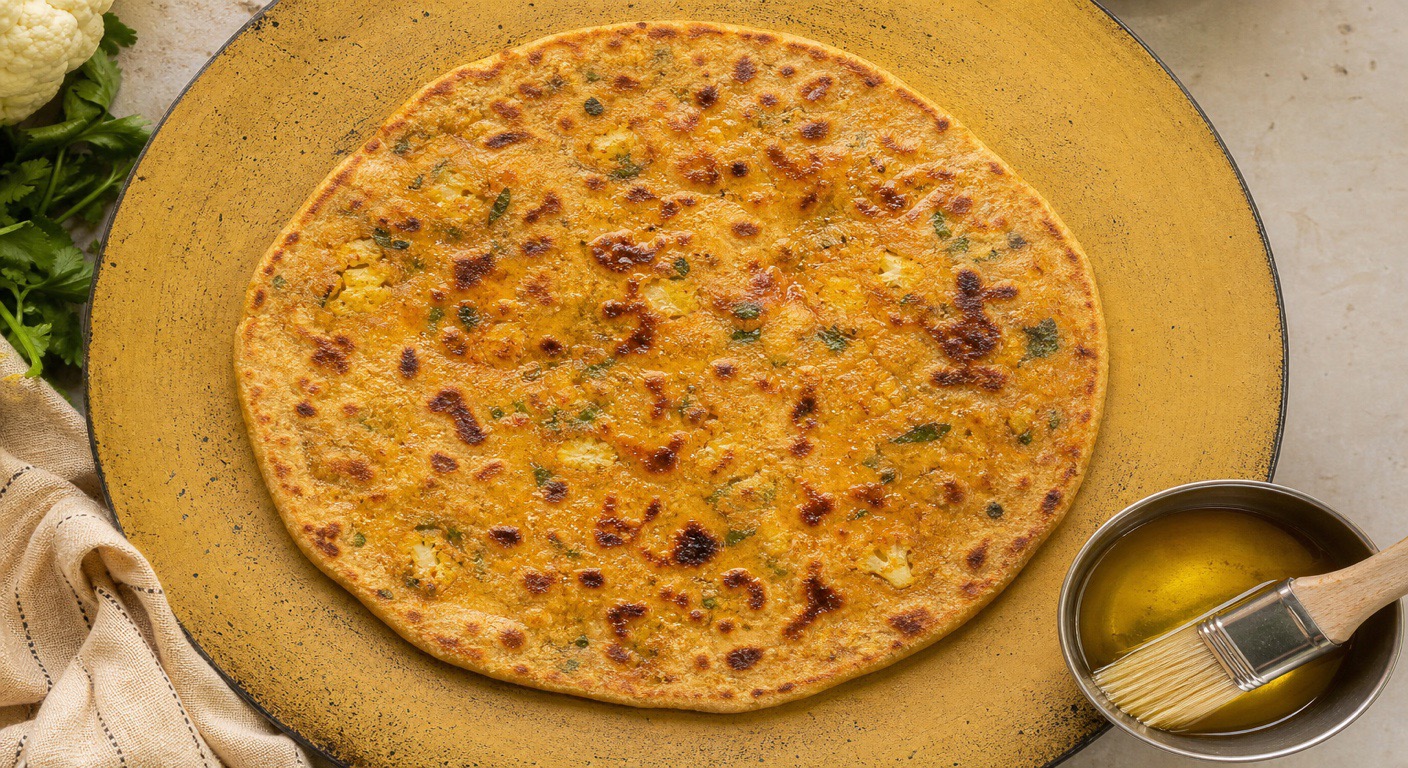 Gobi paratha - where do the calories hide?