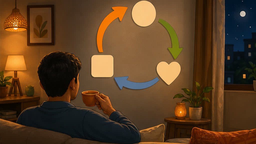 Map your eating habit: cue, routine, reward, then swap