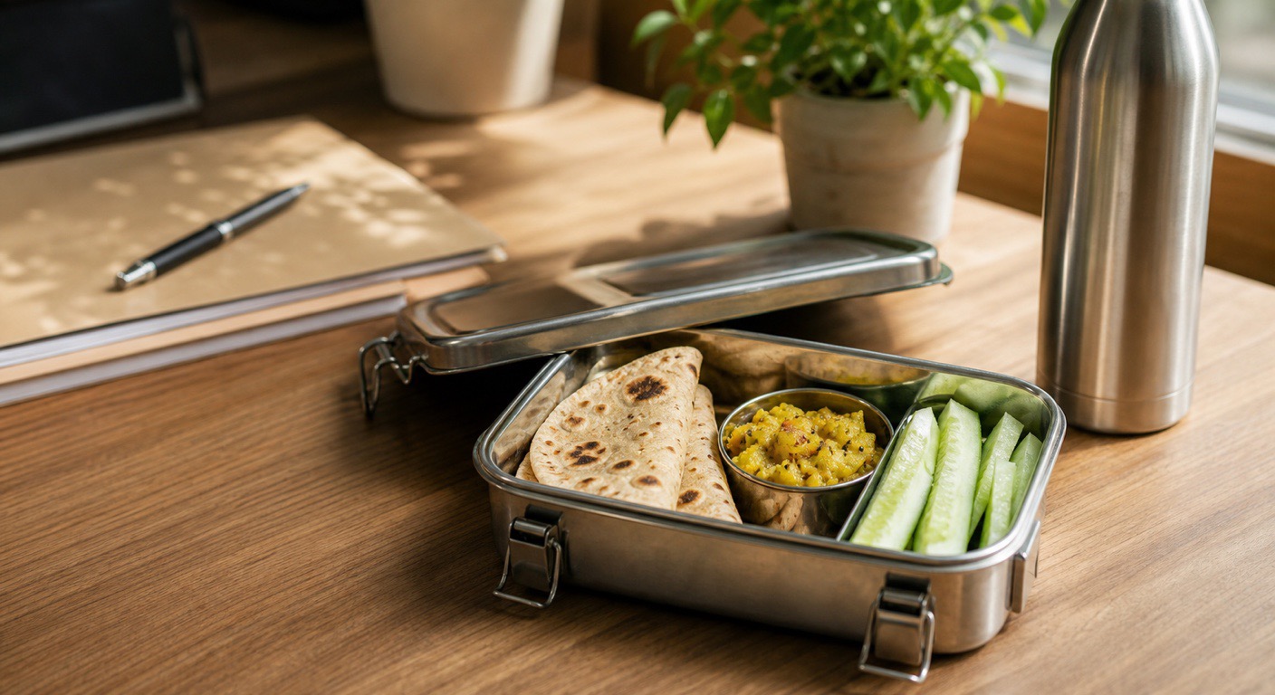 Healthy tiffin - light ideas that carry well to work