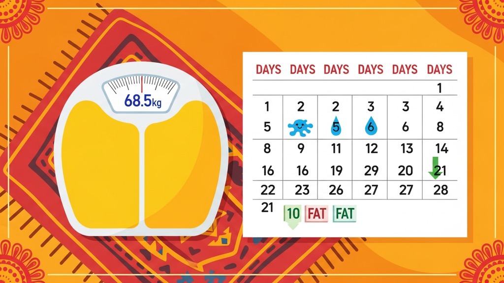 How many days until real fat loss shows on the scale