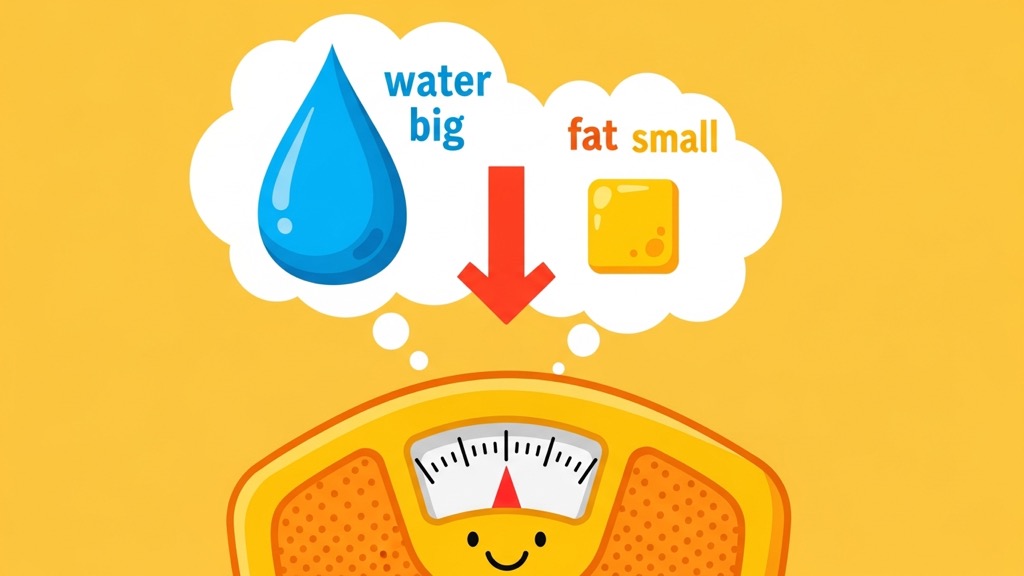 How much of week-one weight loss is really just water