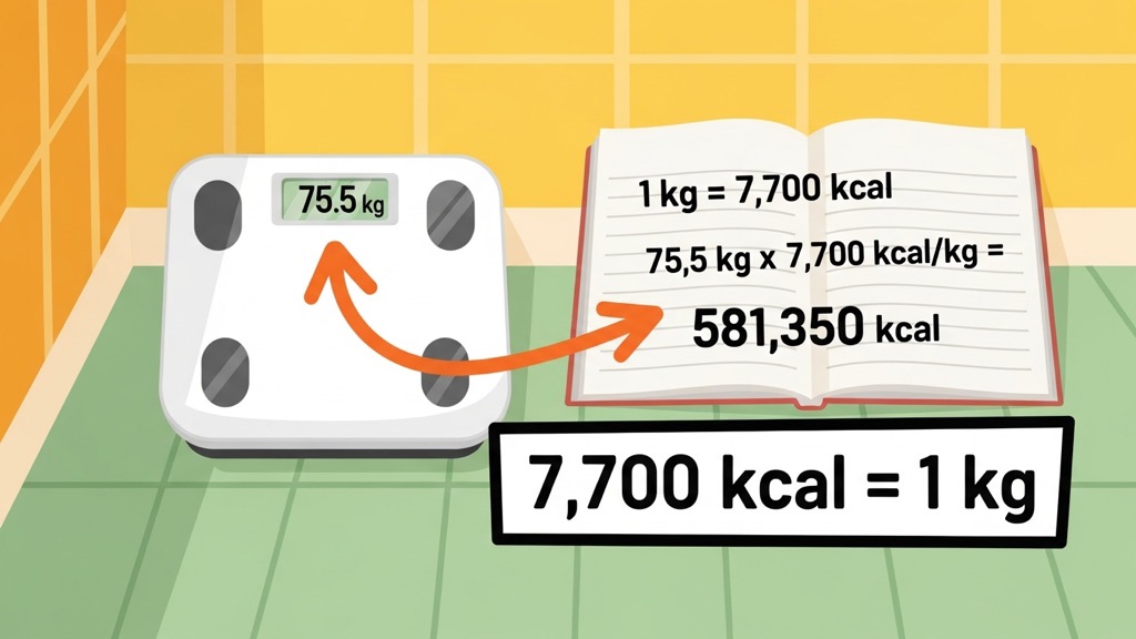 How to back-calculate your real deficit from the scale