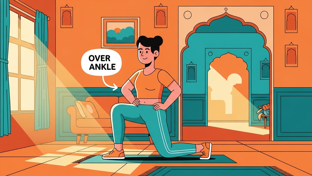 How to do a lunge without hurting your knees