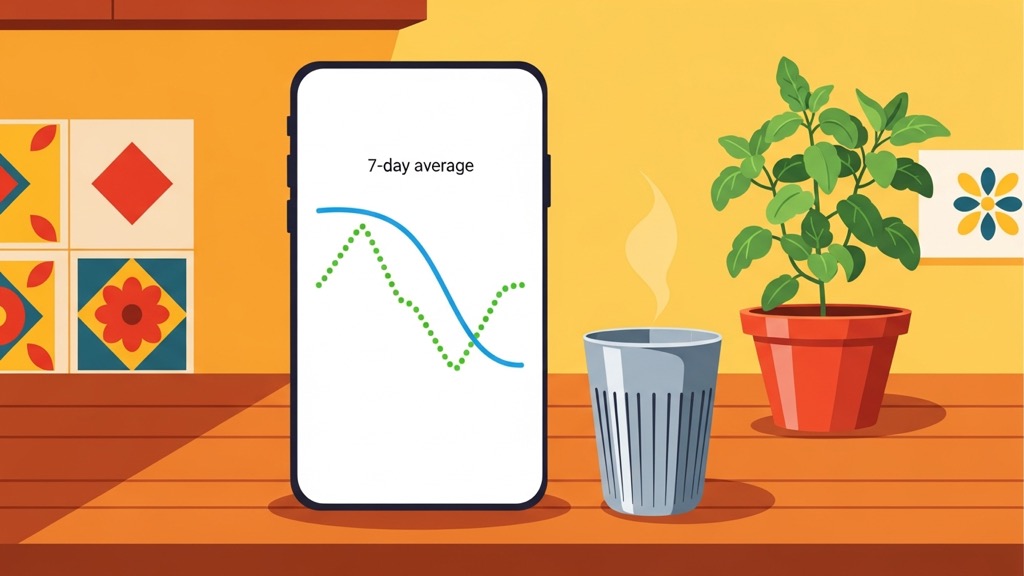 How to read your weight trend line (the seven-day average)