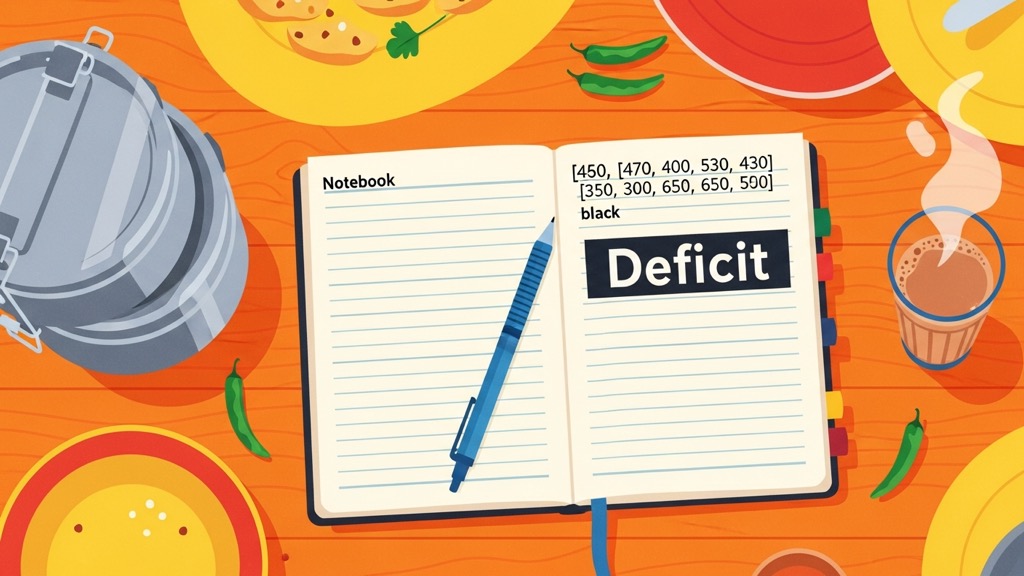 How to track your deficit with just a notebook