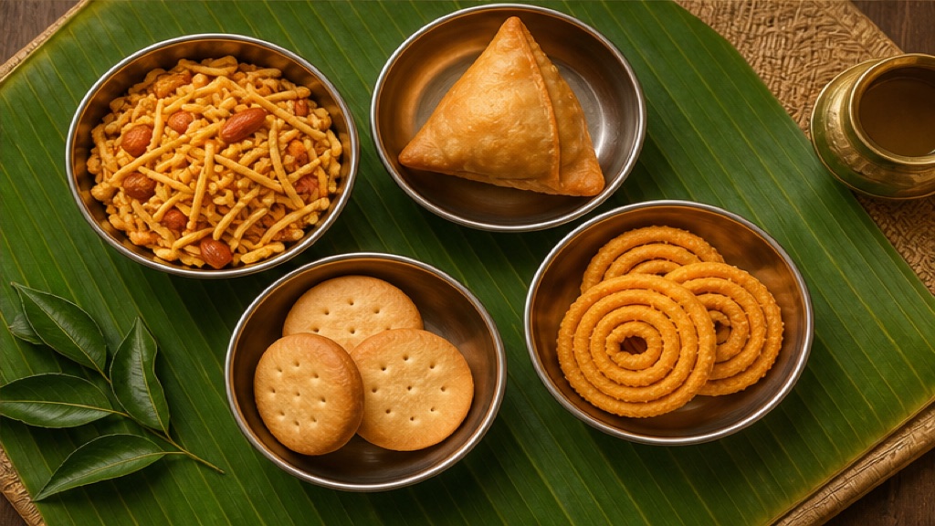 Calories in Indian snacks: samosa, namkeen and swaps