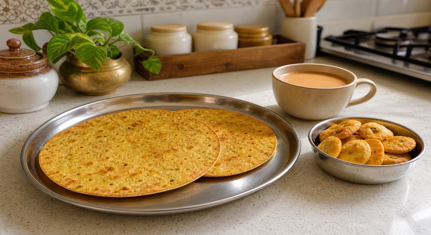 Khakhra - a genuinely lighter crunchy snack?