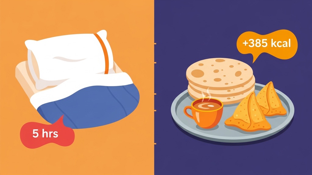 Less sleep, more hunger — the hormone maths behind it