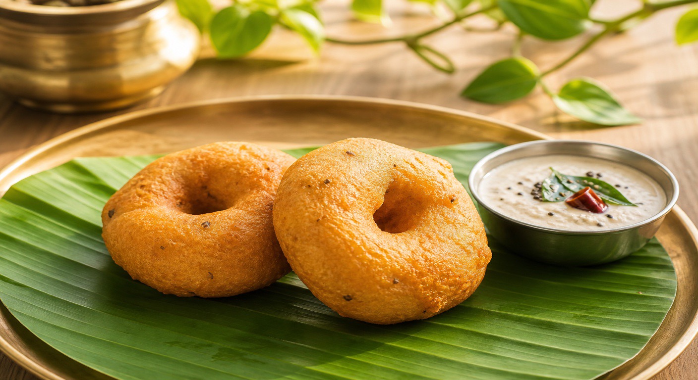 Medu vada - the fried doughnut of breakfast