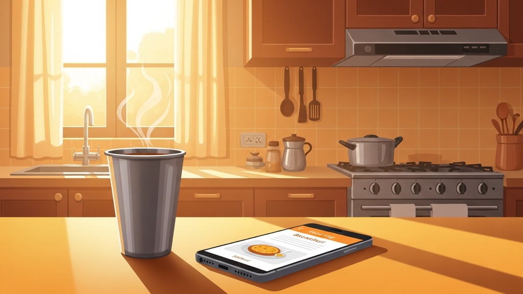 The morning log — why breakfast-adjacent logging sticks