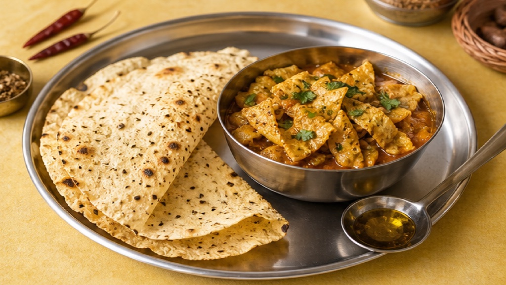 Papad ki Sabzi — When the Crunchy Side Becomes a Fried Main