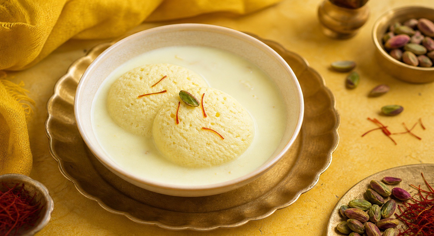 Rasmalai - soft, milky, and how heavy?