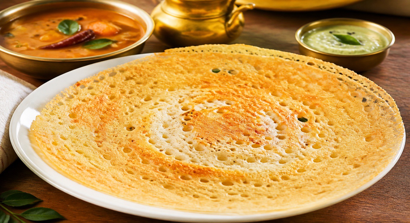 Rava dosa's crisp - is it just lots of oil?