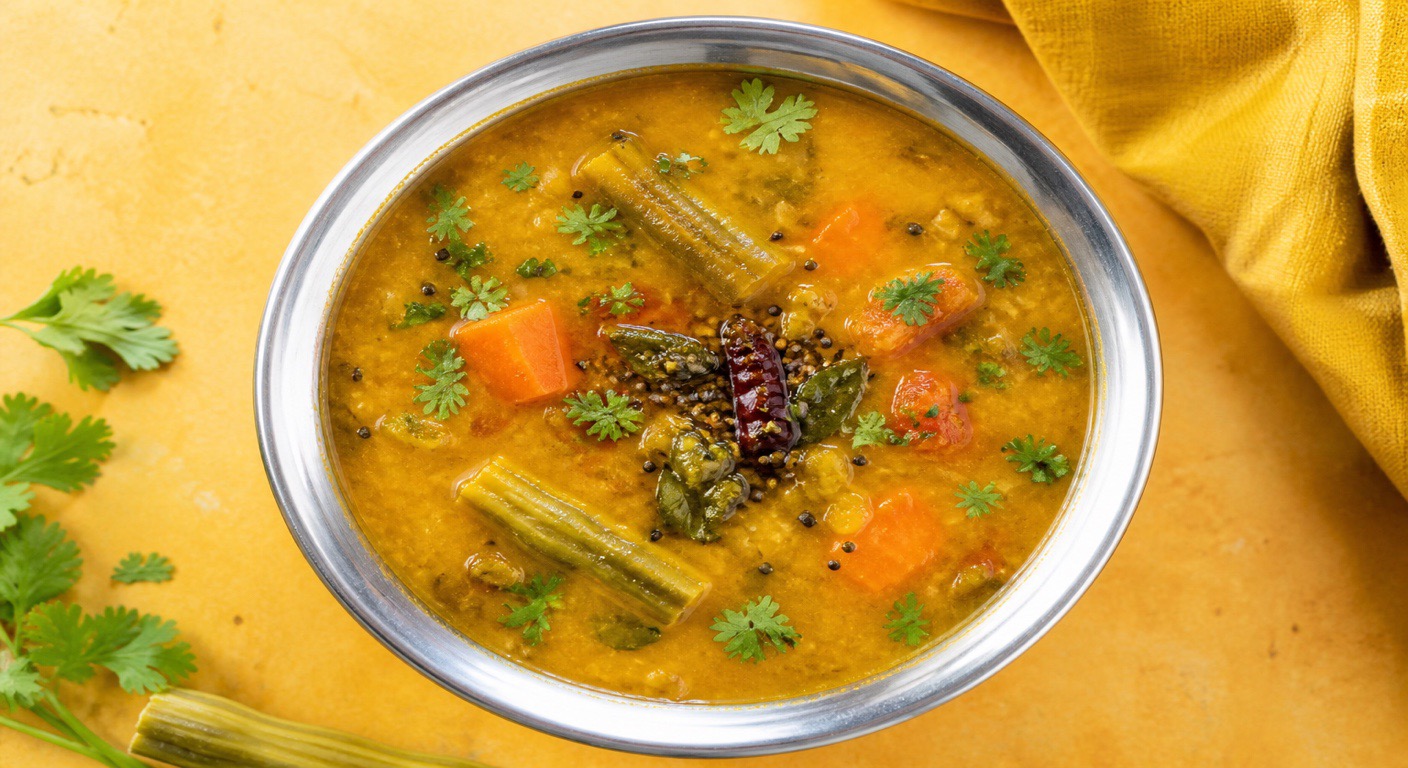 Is sambhar one of the lighter Indian gravies?