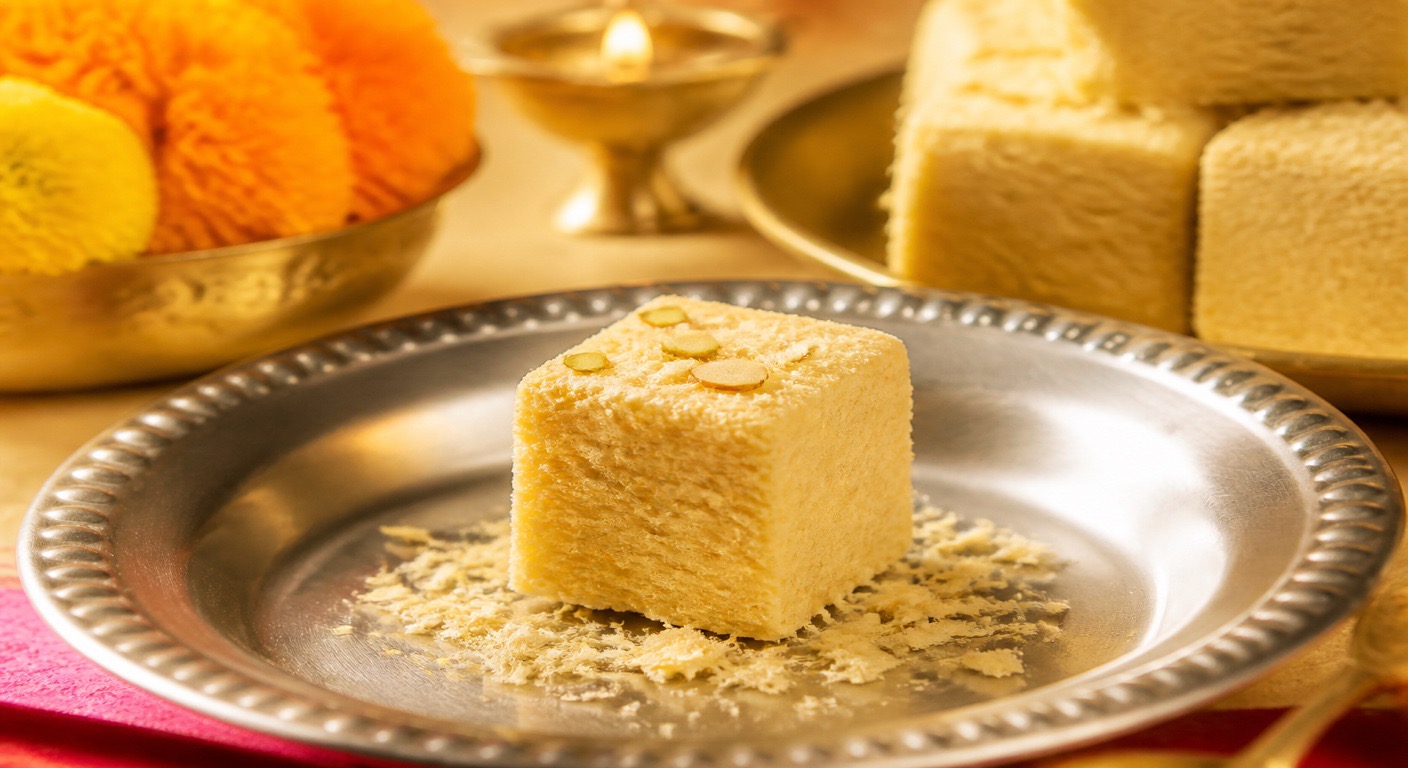 Soan papdi feels light but hides sugar and ghee