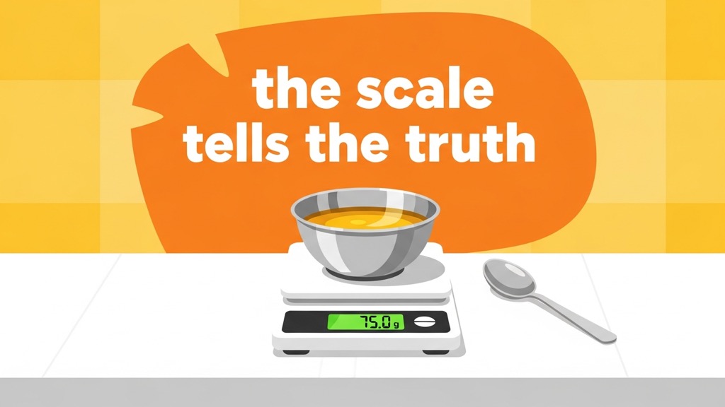 Why your kitchen scale is your most honest tool