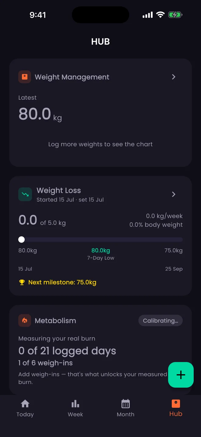 Weight-management hub