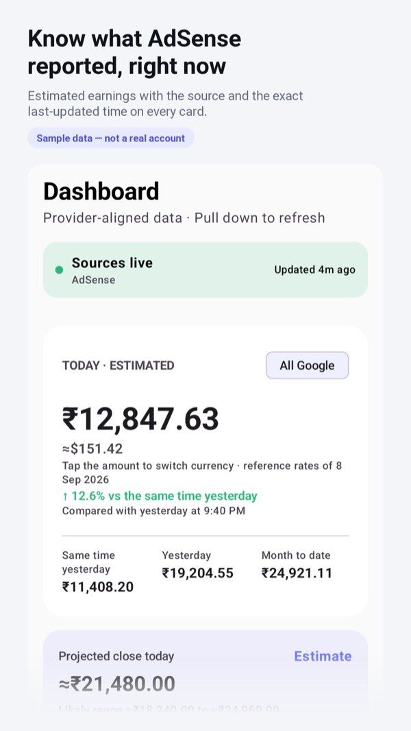 AdScore screen 1