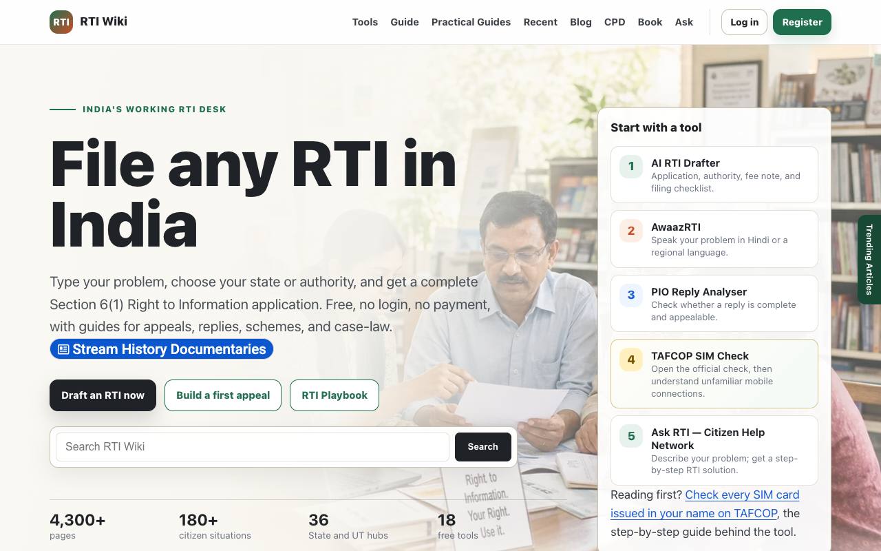 RTI Wiki — a site we built and still run